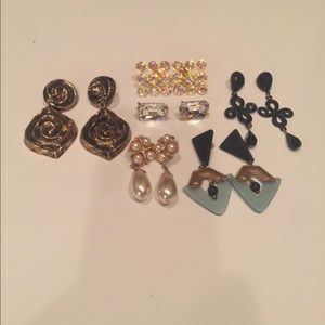‼️ sale 2 for $ 15 Vintage lot earrings